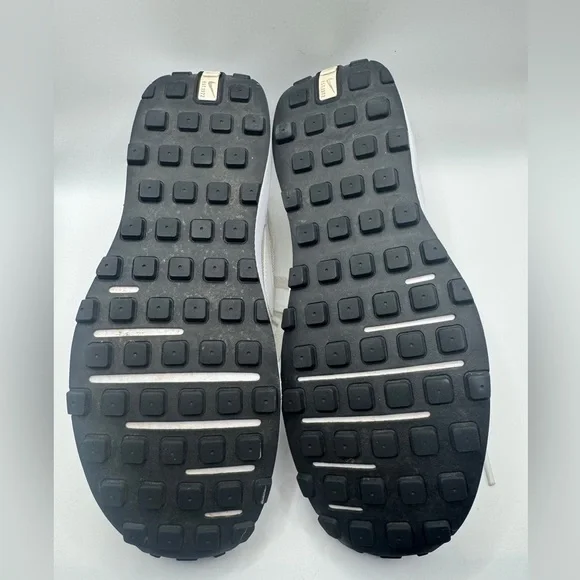 Nike waffle one white mesh sneakers activewear athleisure tennis shoes size 8 - Picture 4 of 10